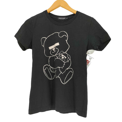 アンダーカバー UNDER COVER JUN TAKAHASHI 目隠しベア プリント クルーネック Tシャツ メンズ JPN:XS