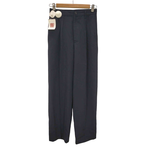 イッセイミヤケ ISSEY MIYAKE 90S 91AW 銀タグ 1タック ウールギャバジン スラックス パンツ メンズ 8