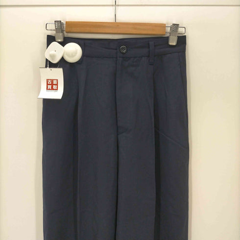 イッセイミヤケ ISSEY MIYAKE 90S 91AW 銀タグ 1タック ウールギャバジン スラックス パンツ メンズ 8