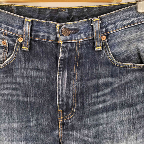 リーバイス Levis パキスタン製 505 ボタン裏092 ダメージデニムパンツ メンズ W33 L34