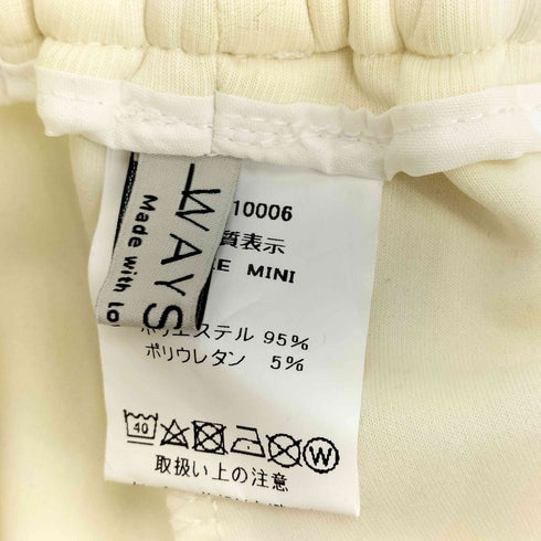 WAYS will 2タックスウェットパンツ イージーパンツ レディース MINI