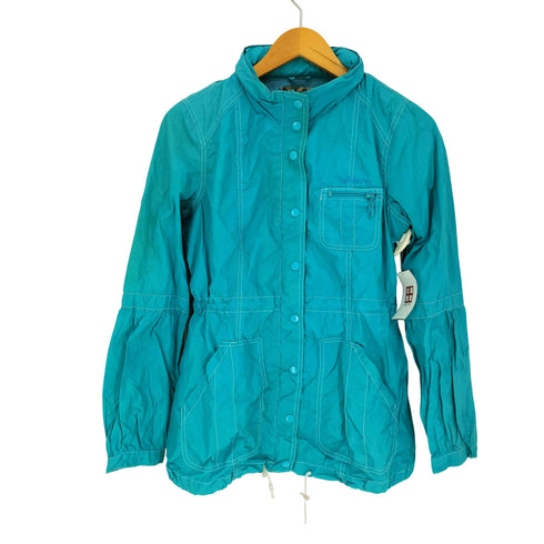 ビラボン BILLABONG 比翼ジップ ナイロン ジャケット レディース import:S