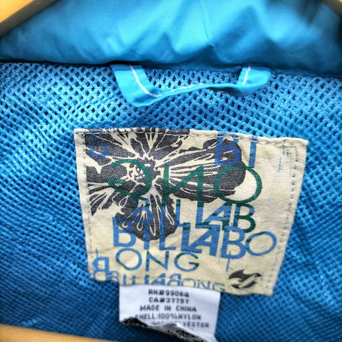 ビラボン BILLABONG 比翼ジップ ナイロン ジャケット レディース import:S