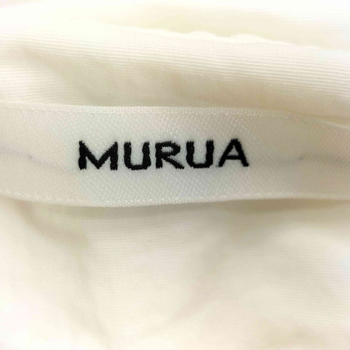 ムルーア MURUA 25ss シャーリングフードベスト レディース FREE