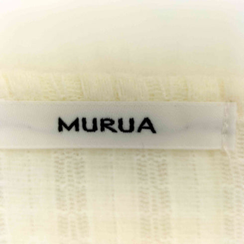 ムルーア MURUA 25aw カスケードフリルトップス レディース FREE
