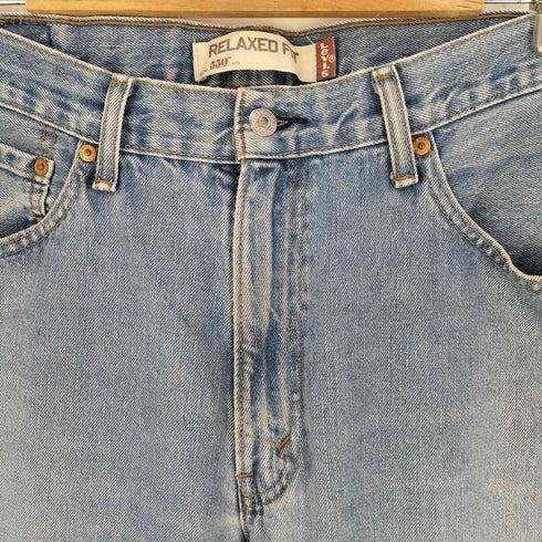 リーバイス Levis 00S バングラデシュ製 550 ボタン裏337 RELAXED FIT ストレートデニム パンツ メンズ W35 L32