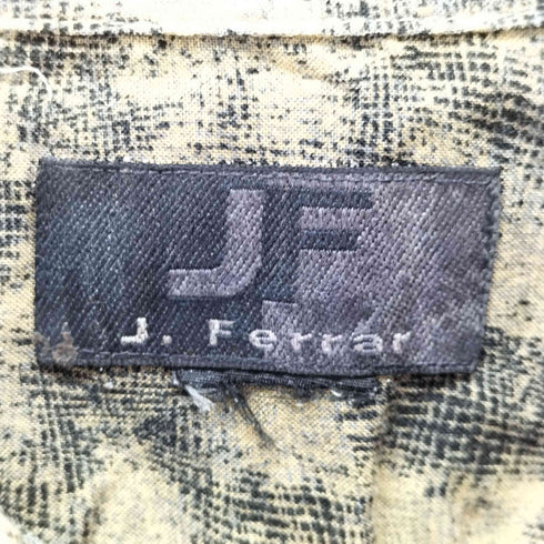 ジェイフェラー J.FERRAR 総柄 ビックサイズ 半袖 シャツ メンズ