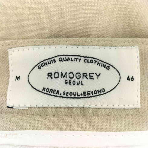 ROMOGREY 2タック ワイド スラックス パンツ メンズ JPN:46