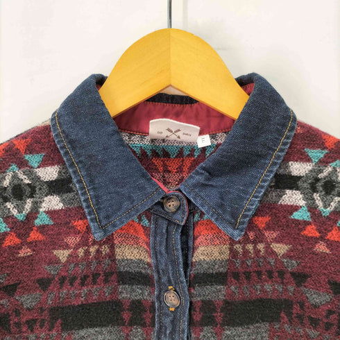 チチカカ TITICACA 刺繍 デニム カバーオール レディース LL