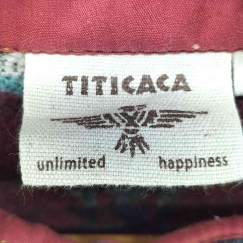 チチカカ TITICACA 刺繍 デニム カバーオール レディース LL