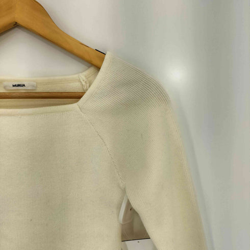ムルーア MURUA 25aw ベーシックリブニット レディース FREE