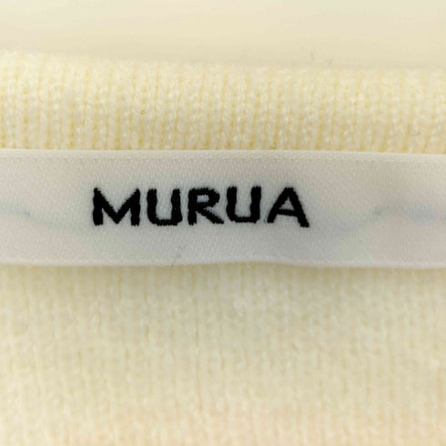 ムルーア MURUA 25aw ベーシックリブニット レディース FREE