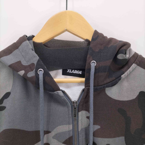エクストララージ XLARGE CAMO ZIP UP HOODED SWEATSHIRT メンズ JPN:XL