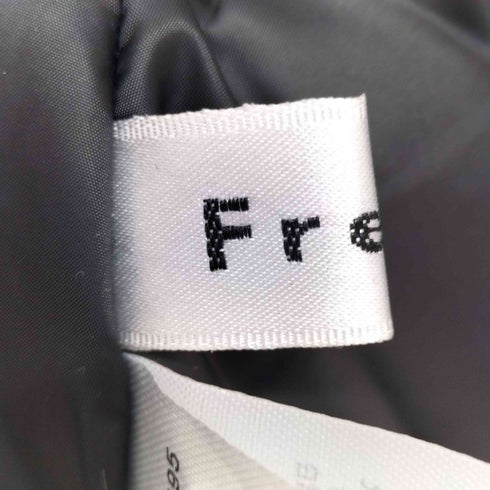 FRENE ヘムギャザードットキルティング中綿フレアコート レディース M-L