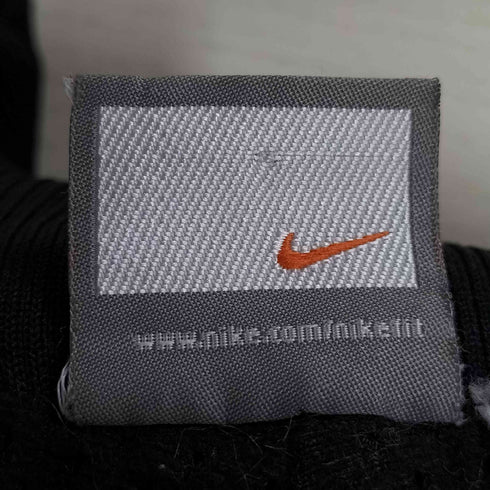 ナイキ NIKE 00S 裏地メッシュ スウッシュロゴ刺繍 サイドライン ナイロン トラックパンツ レディース JPN:XL