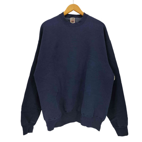 フルーツオブザルーム FRUIT OF THE LOOM 90S USA製 無地 プルオーバー ブランク スウェット メンズ import:XL