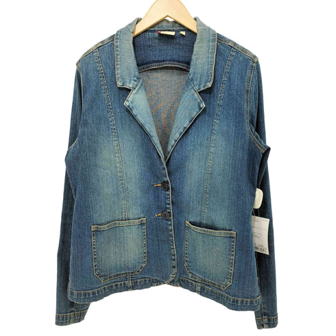 リーバイス Levis 00s RED TAB デニム テーラードジャケット レディース import:L