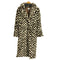 トップショップ TOPSHOP チェックフェイクファーロングコート レディース UK:6
