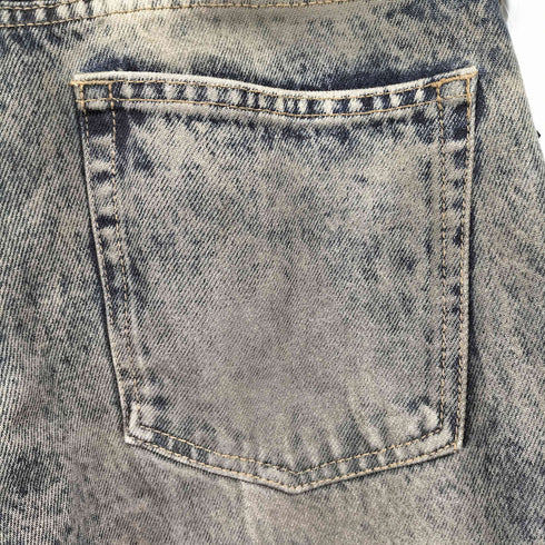ウィムバイリドム WYM LIDNM VINTAGE WASHED CURVED DENIM メンズ JPN:XS