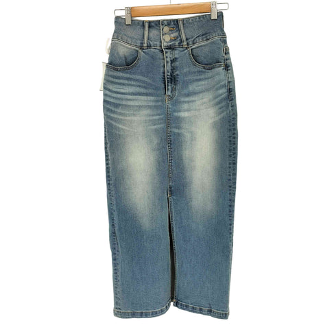 アズールバイマウジー AZUL by moussy HIGH WAIST SLIT DENIM SK 2 レディース JPN:S