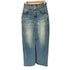 アズールバイマウジー AZUL by moussy HIGH WAIST SLIT DENIM SK 2 レディース JPN:S