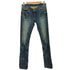 ヒステリックス HYSTERICS USED加工 スタッズ ラインストーン付き スキニー デニムパンツ レディース JPN:XS
