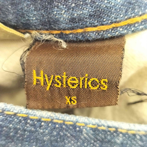 ヒステリックス HYSTERICS USED加工 スタッズ ラインストーン付き スキニー デニムパンツ レディース JPN:XS