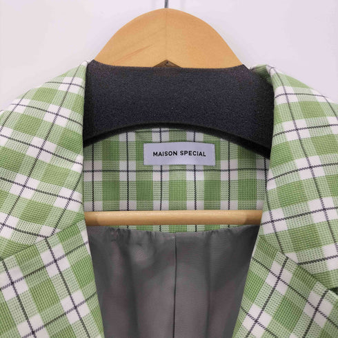メゾンスペシャル MAISON SPECIAL Multi-Way Check Jacket レディース FREE