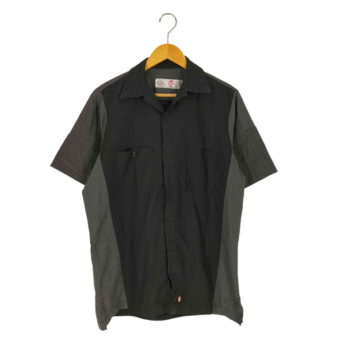 レッドキャップ RED KAP ポリコットン リップストップ ツートン 半袖シャツ メンズ import:M