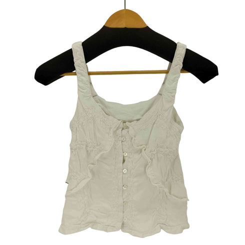 マウジー moussy BUTTON UP SMOCKING キャミ レディース FREE