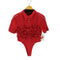 メゾンスペシャル MAISON SPECIAL Ribbon Polo Bodysuit レディース FREE