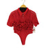 メゾンスペシャル MAISON SPECIAL Ribbon Polo Bodysuit レディース FREE