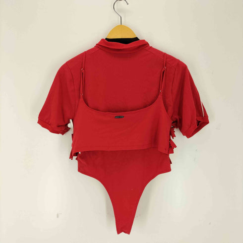 メゾンスペシャル MAISON SPECIAL Ribbon Polo Bodysuit レディース FREE