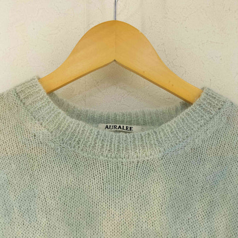 オーラリー AURALEE 19AW SUPER KID MOHAIR TIE DYE KNIT メンズ 3