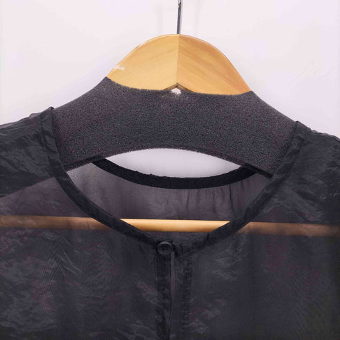 terrace ブラウス シャツ チュールフリルオーガンジートップス レディース JPN:M