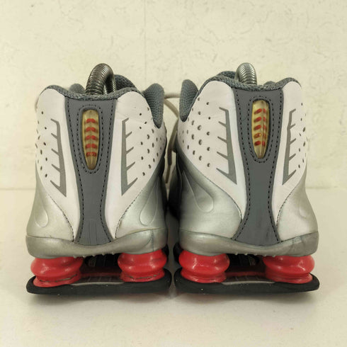 ナイキ NIKE Shox R4 OG Metallic Silver Comet Red メンズ JPN:24.5