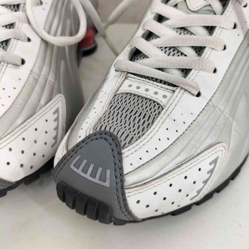 ナイキ NIKE Shox R4 OG Metallic Silver Comet Red メンズ JPN:24.5