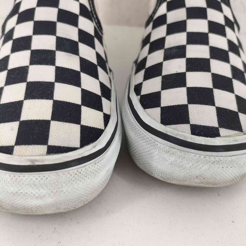 バンズ VANS スリッポン BLK WHT CHECK レディース JPN:24.5