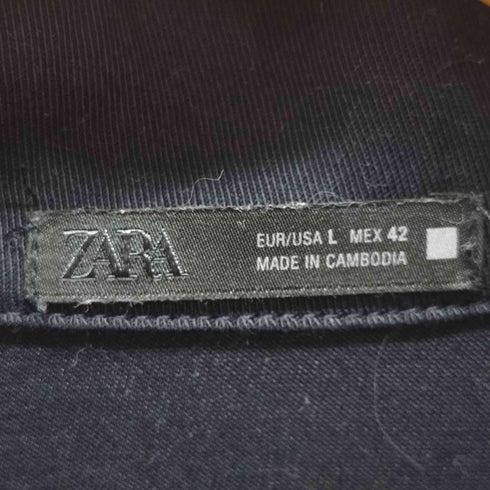 ザラ ZARA フルイド リラックスフィット ジャケット メンズ import:L