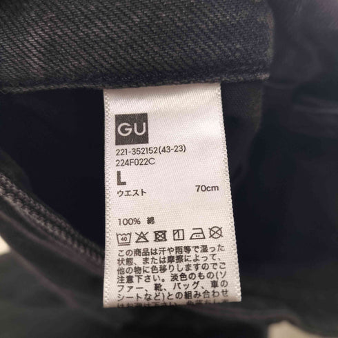 ジーユー GU バレルレッグジーンズ レディース JPN:L