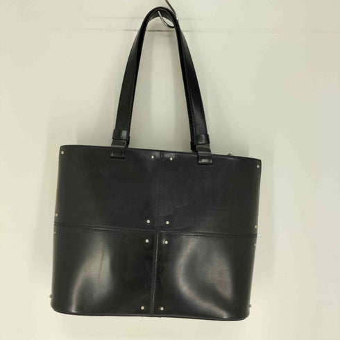 トッズ TOD’S カーフレザー スタッズ ステッチ ハンドバッグ トートバッグ レディース