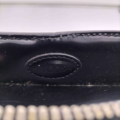 トッズ TOD’S カーフレザー スタッズ ステッチ ハンドバッグ トートバッグ レディース