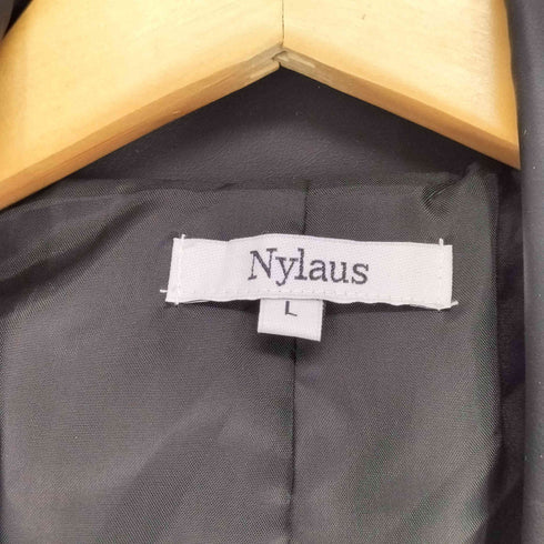 ナイラス NYLAUS フェイクレザーライダースジャケット メンズ JPN:L