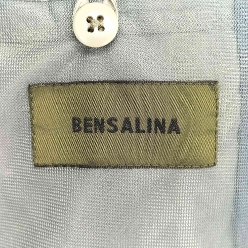 bensalina リネン混2Bテーラードジャケット メンズ import:L
