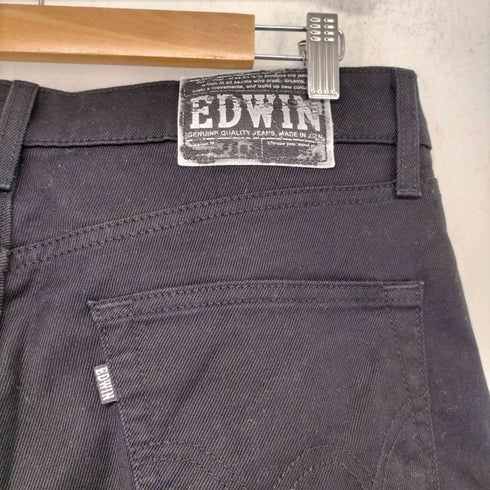エドウィン EDWIN F503 MADE IN JAPAN チノ ブラック メンズ 33