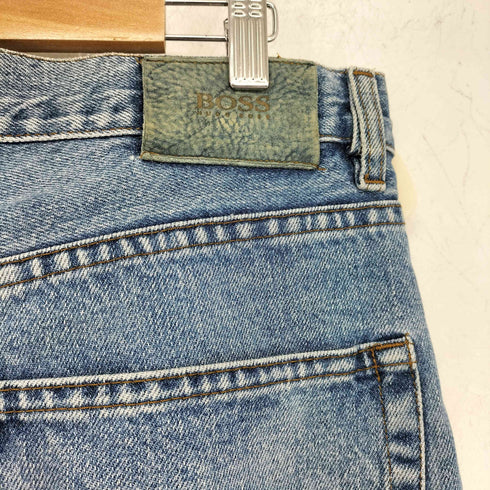 ヒューゴボス HUGO BOSS chandler イタリア製 ジップフライ デニムパンツ テーパード メンズ 34