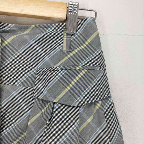 バーバリーブルーレーベル BURBERRY BLUE LABEL チェックスカート レディース JPN:38