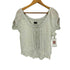 the Barnnet Pufleat Linen Blouse リネン100% パフスリーブ リボン 半袖ブラウス レディース
