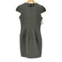 ヨーコチャン YOKO CHAN cap sleeve balloon dress ウール 膝丈 ノースリーブワンピース レディース