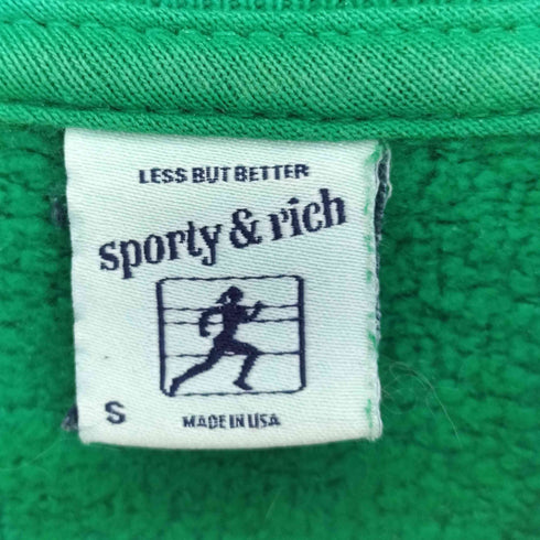 スポーティーアンドリッチ SPORTY& RICH RACQUET CLUB CREWNECK SWEAT ラケット クラブ クルーネック スウェット メンズ import:S